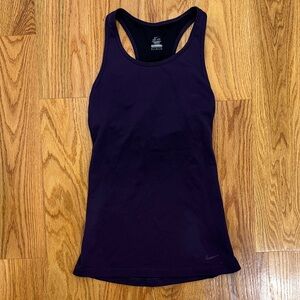Nike Dri Fit Women's Eggplant Purple Tank Top
